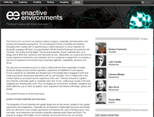 Tablet Screenshot of enactiveenvironments.com